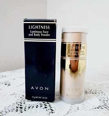 Avon Lightness Luminous Face and Body Powder .50 oz. New In Box - Image 1 of 4