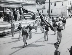 Park Forest IL Photos Parade Floats Bands Local Dignitaries Teehan's Tavern 1958 - Picture 1 of 11