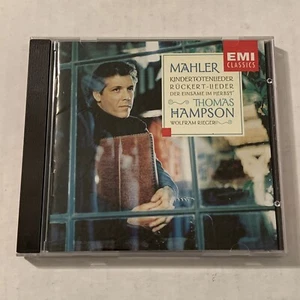 Thomas Hampson Wolfram Rieger Mahler CD Kindertotenlieder Lieder Nach Texten Von - Picture 1 of 4
