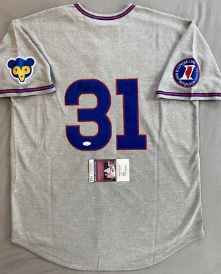 CHICAGO CUBS FERGIE JENKINS SIGNED #31 COOPERSTOWN COLLECTION JERSEY JSA AX31484 - Image 1 of 4
