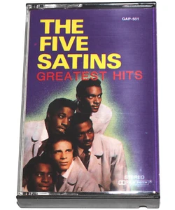 The Five Satins - Greatest Hits (Cassette Tape 1989) TESTED - Picture 1 of 5