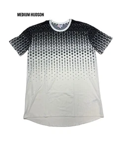 Top mediano LuLaRoe Hudson negro azteca inmersión blanco hermoso se adapta a 10/12 - Imagen 1 de 1