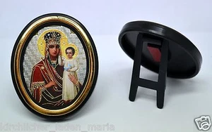 Ikone GM Schau an der Demut икона Богородица Призри на смирение овал 6x5x0,8 cm - Picture 1 of 1