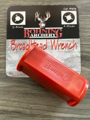 BOHNING ARCHERY - BROADHEAD WRENCH - 3 & 4 BLADE Finger Protection FREE SHIPPING - Image 1 of 3