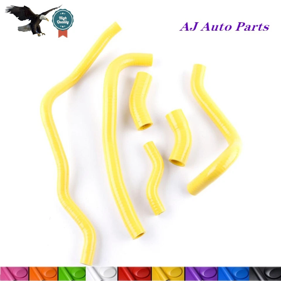 For YAMAHA Vmax 1200 VMX1200 1985-2007 Silicone Radiator Coolant Hose & Yellow - Изображение 1 из 4