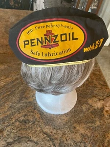 Vintage Pennzoil mit Z-7 Tankstellenbegleiter Mütze Service Mechaniker Mütze - Bild 1 von 14