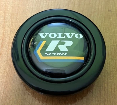 VOLVO R SPORT LOGO Horn Button for SPARCO OMP MOMO NARDI steering wheel - Image 1 of 4