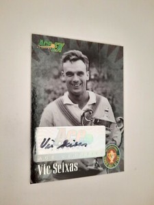 2011 Ace Authentic EX Hall Of Fame #98 Vic Seixas Auto 40/99 #