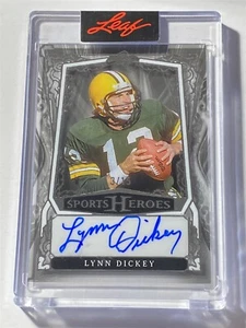 LYNN DICKEY Packers 2025 Leaf Sports Heroes Acetate Silver Auto 3/15 - Bild 1 von 2