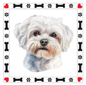 Maltese Dog Sticker Decal A963 - Picture 1 of 1