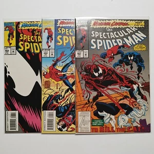 Spectacular Spider-Man #201, 202, 203 - Venom - Maximum CARNAGE (5, 9, 13) VF/NM - Picture 1 of 3