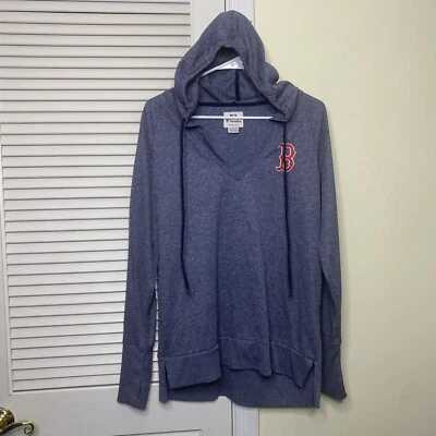 Boston Red Sox Sudadera Térmica con Capucha Mujer Talla XL Azul Pullover Sudadera con Capucha MLB Foto 1 de 4