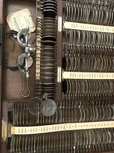 Optical Trail Lens Set Key Optometry Optometrist Antique - Photo 1 sur 9