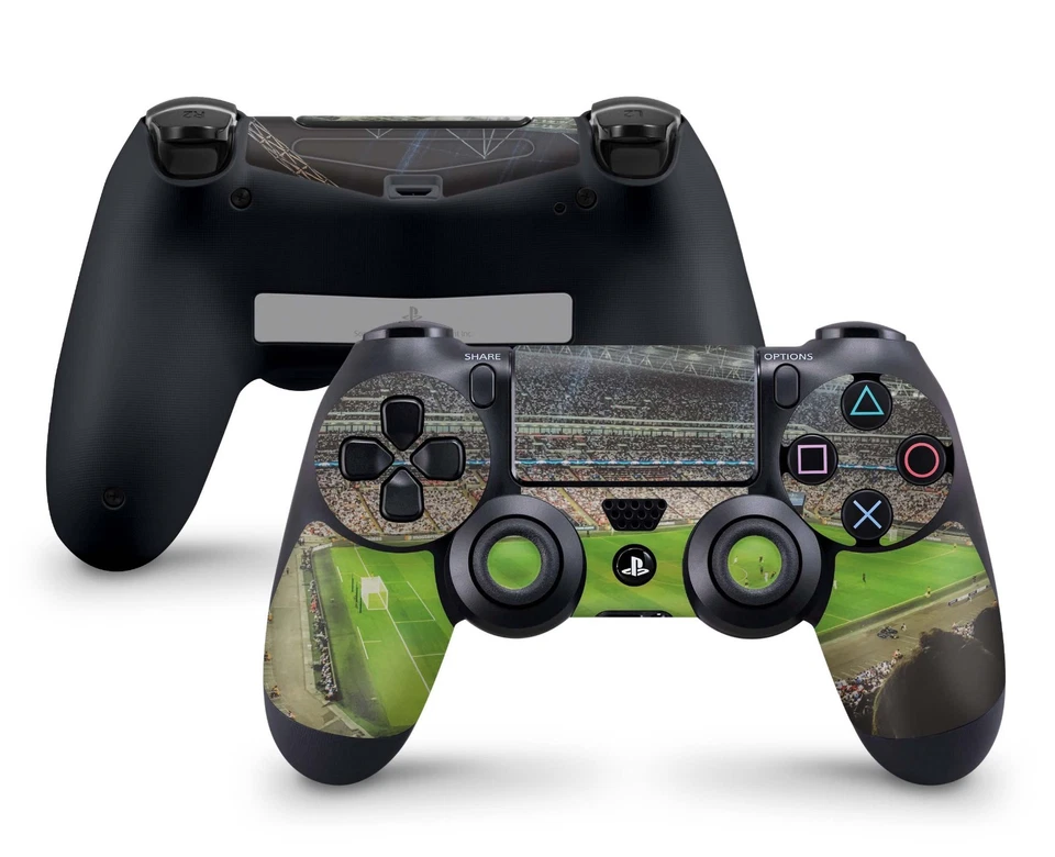 Playstation 4 Controller Aufkleber PS4 Skin Pro Slim Design Fussball Stadion - Bild 1 von 1