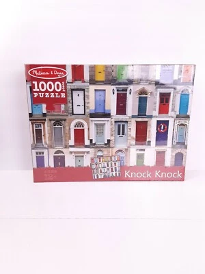Melissa & Doug 1000 Piece Jigsaw Puzzle Knock Knock Doorways Front Doors NEW  - Image 1 of 3