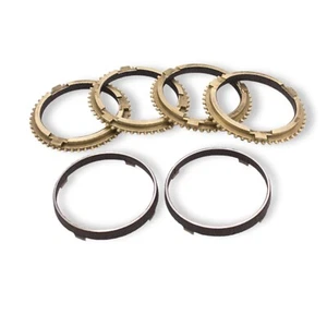 TR3650 Synchro Ring Kit 1-2 Middle Ring & 3-4-5-R Carbon Synchronizer 2001-2010 - Picture 1 of 2