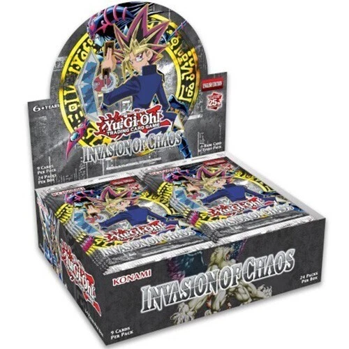 YuGiOh TCG Invasion of Chaos 25TH ANNIVERSARY EDITION Booster Box SEALED!! - image 1 of 1