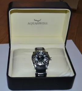 Aquaswiss swiss port 10atm watch mens DLl0762 - Picture 1 of 9