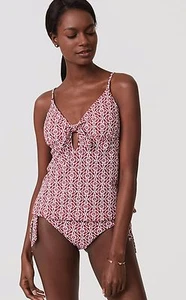 Canotta Tankini NUOVA CON ETICHETTE ANN TAYLOR LOFT Maui Dream Cravatta Taglia S Nuova con etichette - Foto 1 di 3