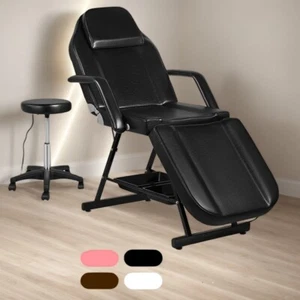180CM Massage Table Portable Massage Bed 3 Folding Beauty Chair Therapy 4 Colors - Picture 1 of 14