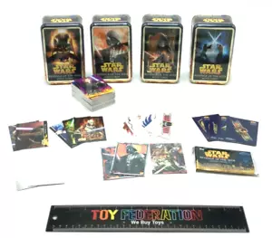 Lotto carte e 4 latta Topps Star Wars LA VENDETTA DEI SITH - Foto 1 di 13