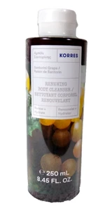 KORRES Renewing Body Cleanser Santorini Grape 250ml sealed Renews Hydrates - Picture 1 of 6