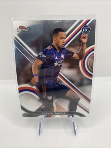 2022 Topps Finest MLS #24 Calvin Harris RC - FC Cincinnati
