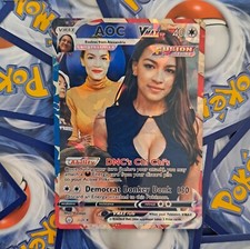 AOC Alexandria Ocasio-Cortez Pokemon Card