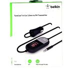 Belkin Connect TuneCast In-Car 3.5mm Audio Jack to FM Transmitter for Car, Black