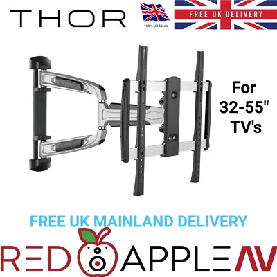THOR 28021T Premium Full Motion Tilt & Swivel TV Mount 32-55" TVs FREE Delivery - Image 1 of 4