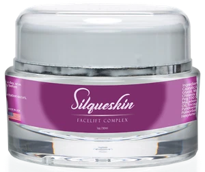 Complejo de estiramiento facial Silqueskin - Crema hidratante premium antienvejecimiento día y noche - 1 oz - Imagen 1 de 3