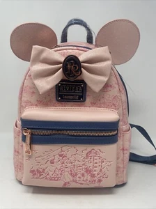 Disney Parks Riviera Resort Minnie Mini Pink Backpack Loungefly New with Tags - Picture 1 of 4