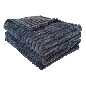 Faux Fur Throws Luxury Blanket for Sofas Large Couch Blanket Fur Throws for Bed - Picture 1 of 11