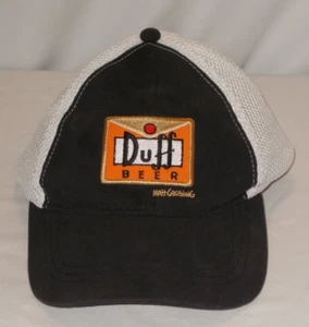 Universal Studios The Simpsons Duff Beer Hat Adjustable Cap Mesh Strap Back - Picture 1 of 6