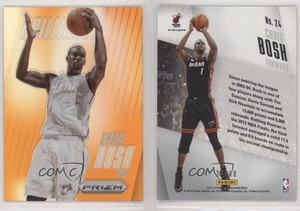 2013-14 Panini Prizm Brilliance Orange Prizms /60 Chris Bosh #24 HOF