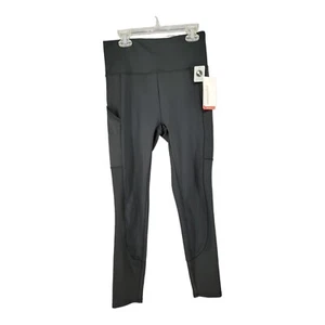 Marika Womens Leggings Medium Performance Dri Wik Athletic Black Mid Rise - Picture 1 of 8
