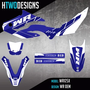 WR125 GRAPHICS STICKERS TO FIT YAMAHA WR 125 X GRAPHIC KIT 09-18 DECAL KIT 125X - Picture 1 of 9