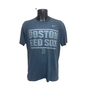 Nike Boston Red Sox T-Shirt - Men's Large - Blue - Picture 1 of 10