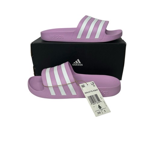Adidas Adilette Aqua Sandalo da donna con slide Nero US 6