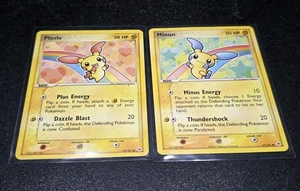 Plusle & Minun Hidden Legends 69/101 67/101 Pokemon Card Connected Art. Damaged - Picture 1 of 24