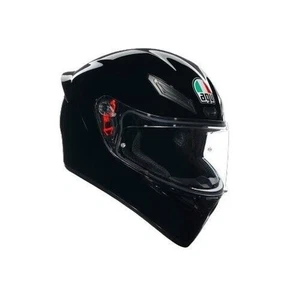 Casco Integral Moto K1 S AGV E2206 S Negro Brillante Sport City Turismo - Imagen 1 de 7