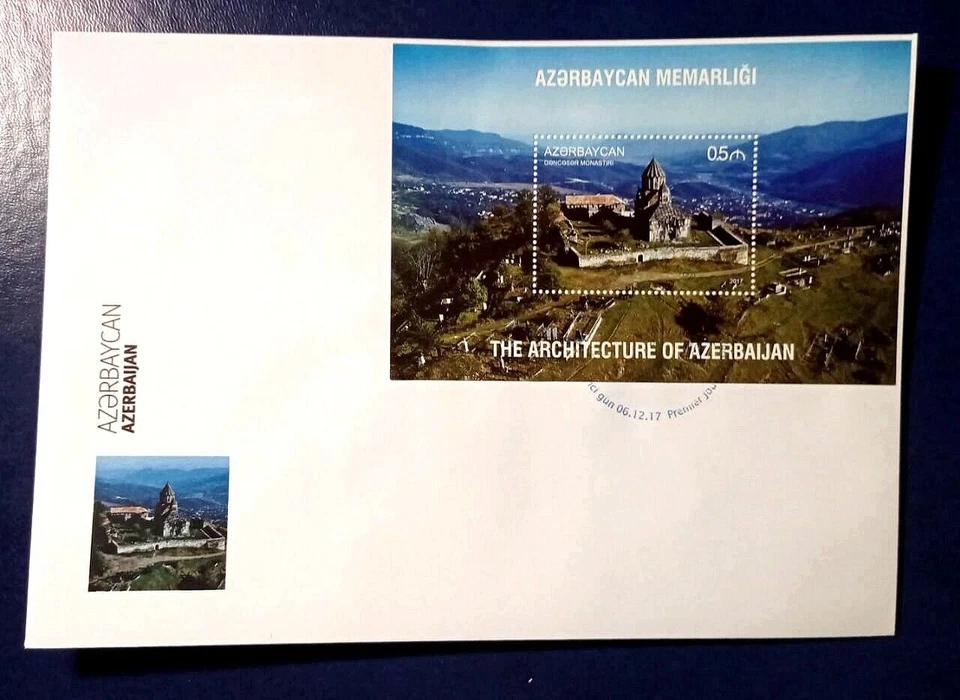 Azerbaiyán 2017 - 2018 * ARQUITECTURA * Monasterio Gandzasar * Karabaj * FDC ** Foto 1 de 1