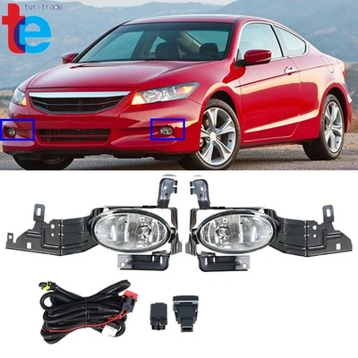 Luces antiniebla del parachoques delantero para Honda Accord sedán 2011-12 lámparas + cableado + interruptor derecho + derecho Foto 1 de 4