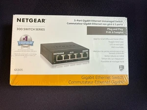 NETGEAR 5-Port Gigabit Ethernet Switch (GS305) - Picture 1 of 2
