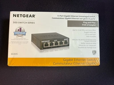 NETGEAR 5-Port Gigabit Ethernet Switch (GS305) - Image 1 of 2