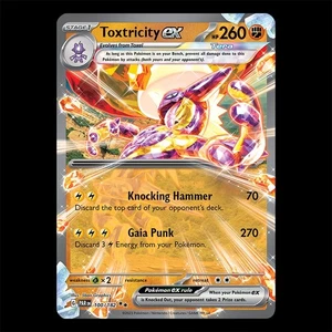 Paradox Rift - Toxtricity ex 100/182 Holo Double Rare - TCG Pokemon Karte - Bild 1 von 1