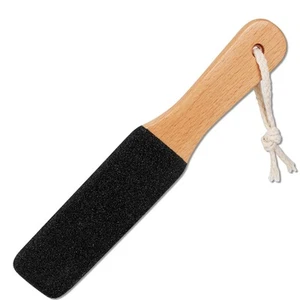 Wooden Pedicure Pumice Stone for Feet,Double Sided Exfoliation Foot Scrubber,... - Picture 1 of 7
