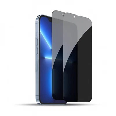 2x Panzerfolie Blickschutz Glas für iPhone 16 15 14 13 12 Pro Max Displayschutz - Bild 1 von 4