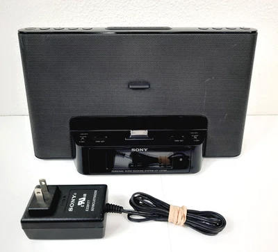Sony Dream Machine ICF-CS15iP iPod Dock AM/FM Alarm Clock Radio, Tested Working - Image 1 of 4