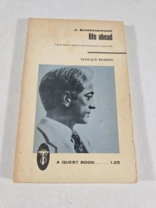 Life Ahead A Quest Book J. Krishnamurti Ragagopal Spirituality Life Vintage - Picture 1 of 14